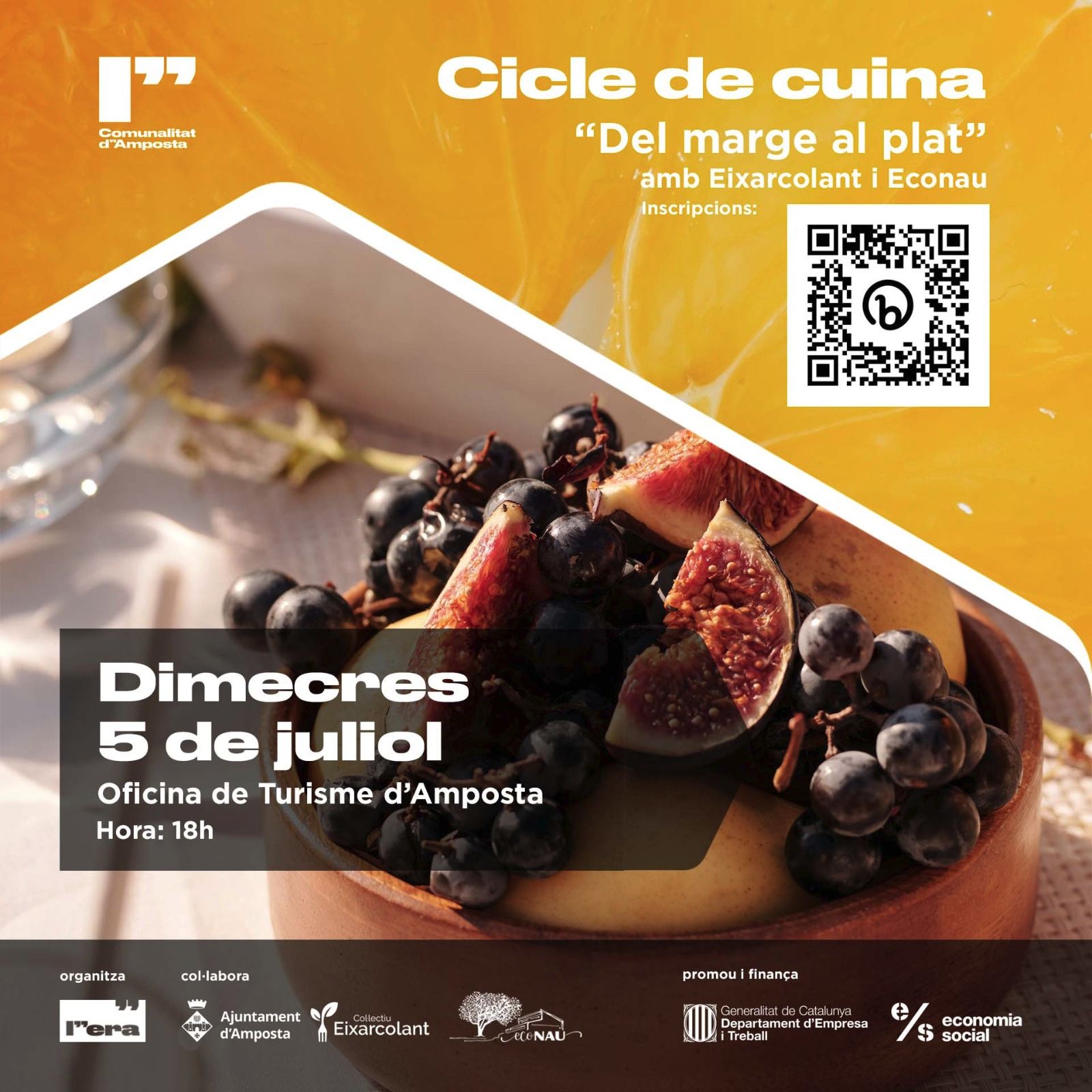 Ajuntament d´Amposta > agenda > Taller: "Del marge al plat". L’estiu amb garrofa, en fem gelat