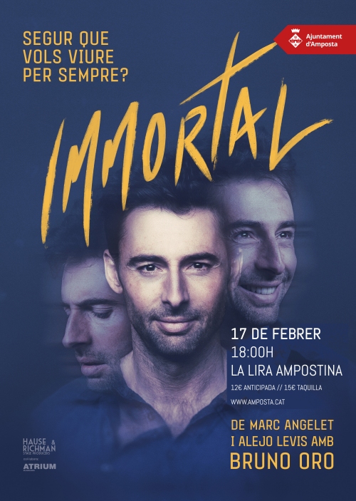 Ajuntament d´Amposta > agenda > Teatre "Immortal"