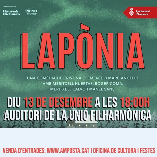 Ajuntament d´Amposta > agenda > Temporada d’arts escèniques LAPÒNIA