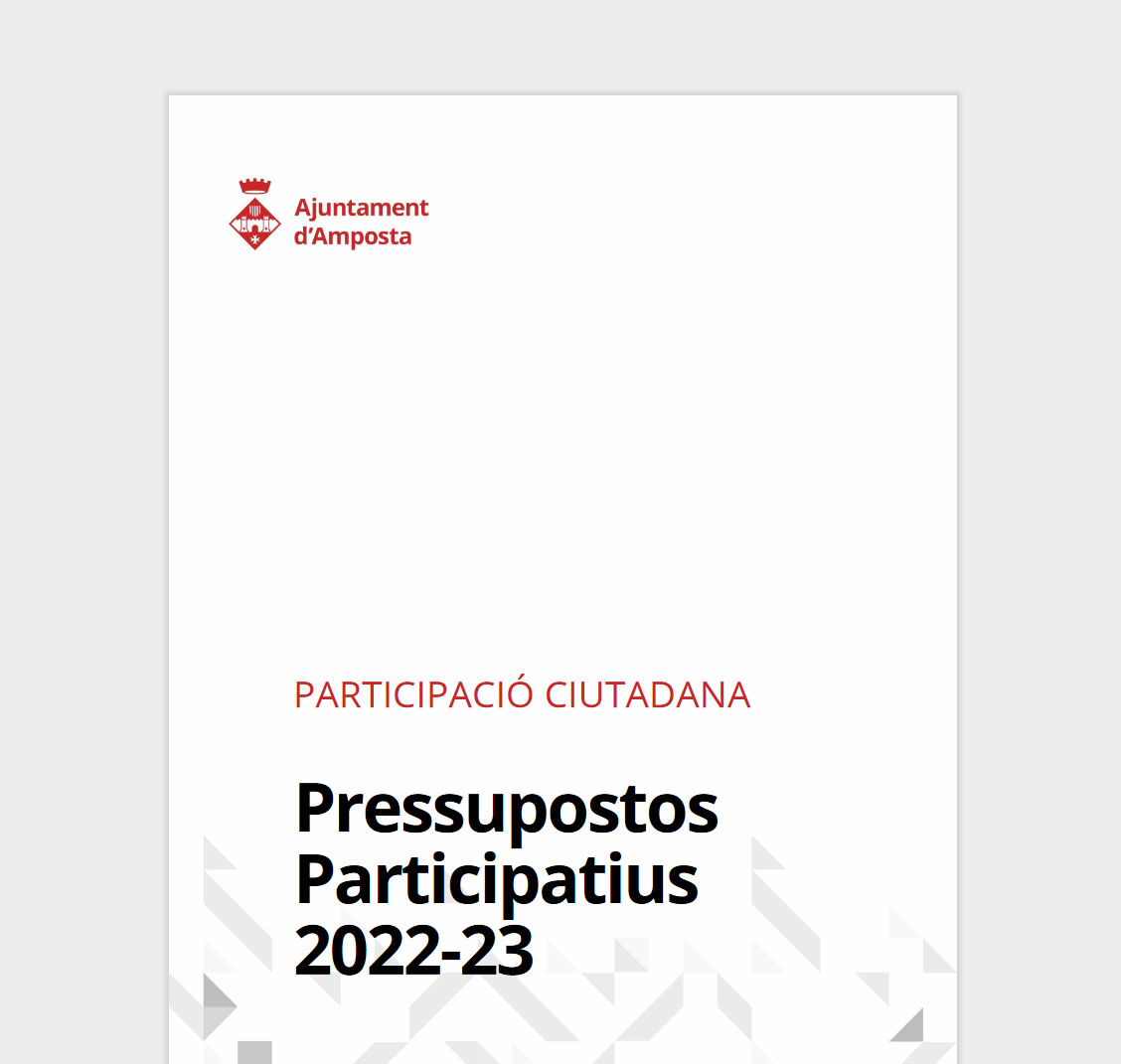 Bases dels Pressupostos Participatius 2022-2023