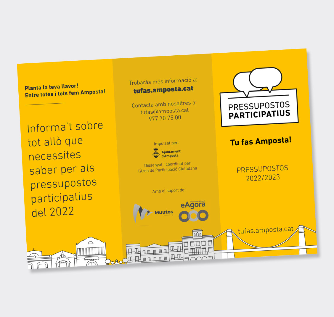 Tríptic Pressupostos Participatius 2022-2023