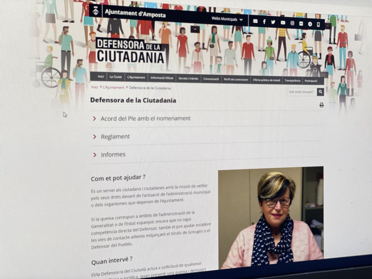 La Defensora de la Ciutadania resol més d’un 77% de les queixes rebudes durant el 2021
