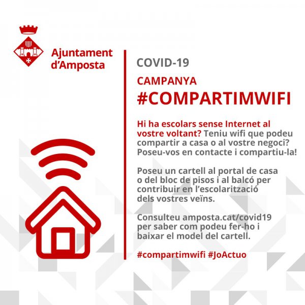 COVID-19: Campanya #compartimwifi