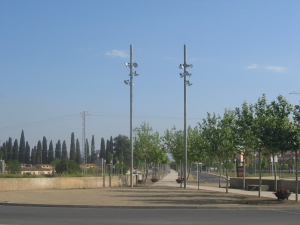 Rotonda de la ronda Aragonesa (desprs de l'actuaci) 